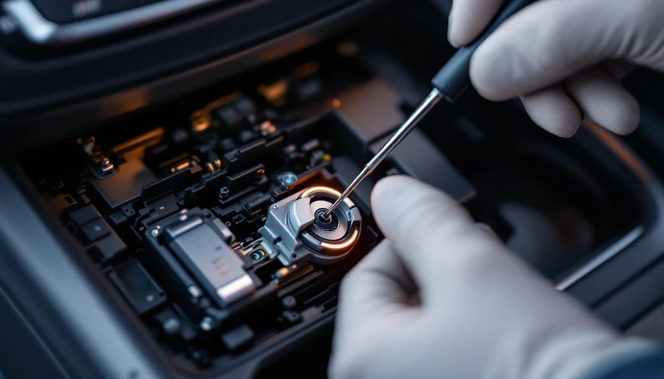 Cilindro ESL Mercedes-Benz siendo reparado en Fort Worth