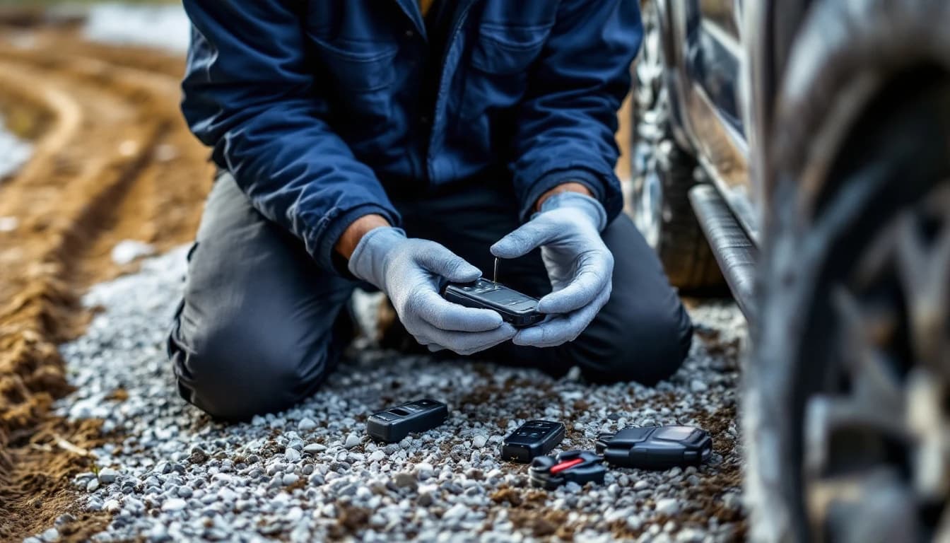 Cerrajero programando un FOBIK de Jeep Wrangler en Fort Worth