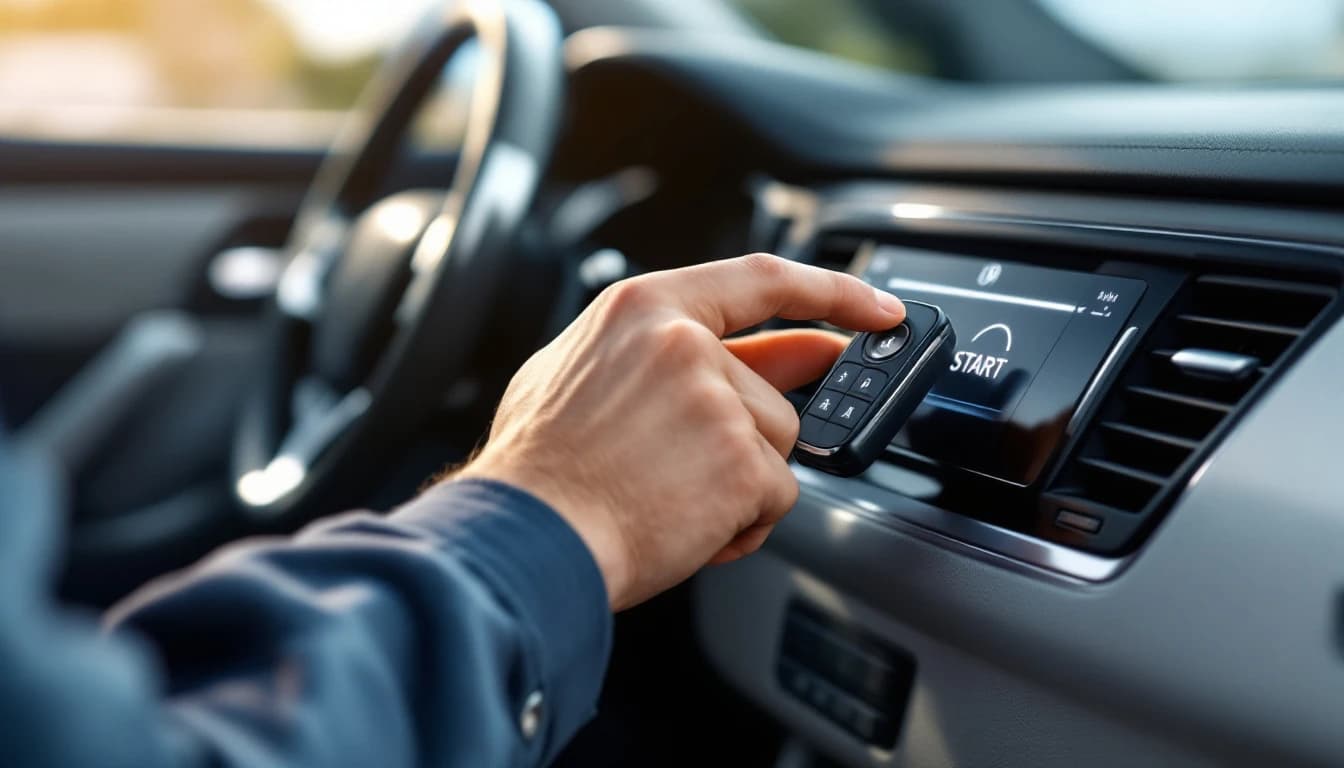 Cerrajero programando una llave smart key Toyota RAV4 con equipo dealer-level en Fort Worth